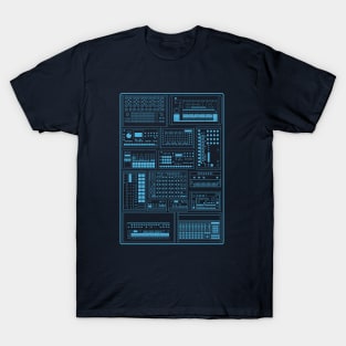 Drum Machine Synth Collection for Electronic Musician T-Shirt